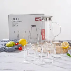 6pcs of Glass and Jug