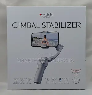 Portable 3-axis Smartphone Gimbal Stabilizer, Face Tracking,