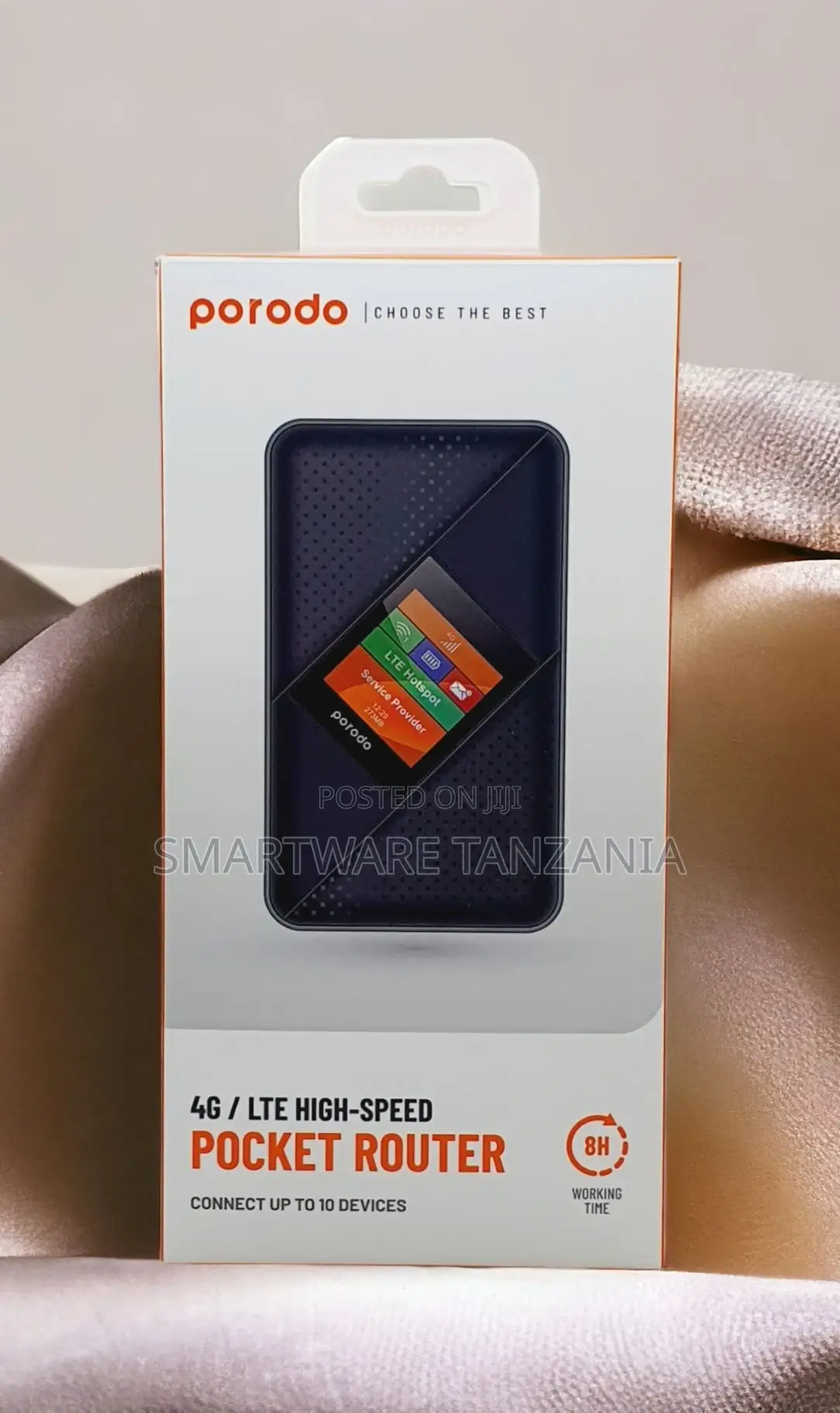 Porodo 4g/Lte High-Speed Pocket Router Up to 10 Devices