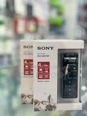 Sony Icd-Ux570 Digital Voice Recorder (Black)