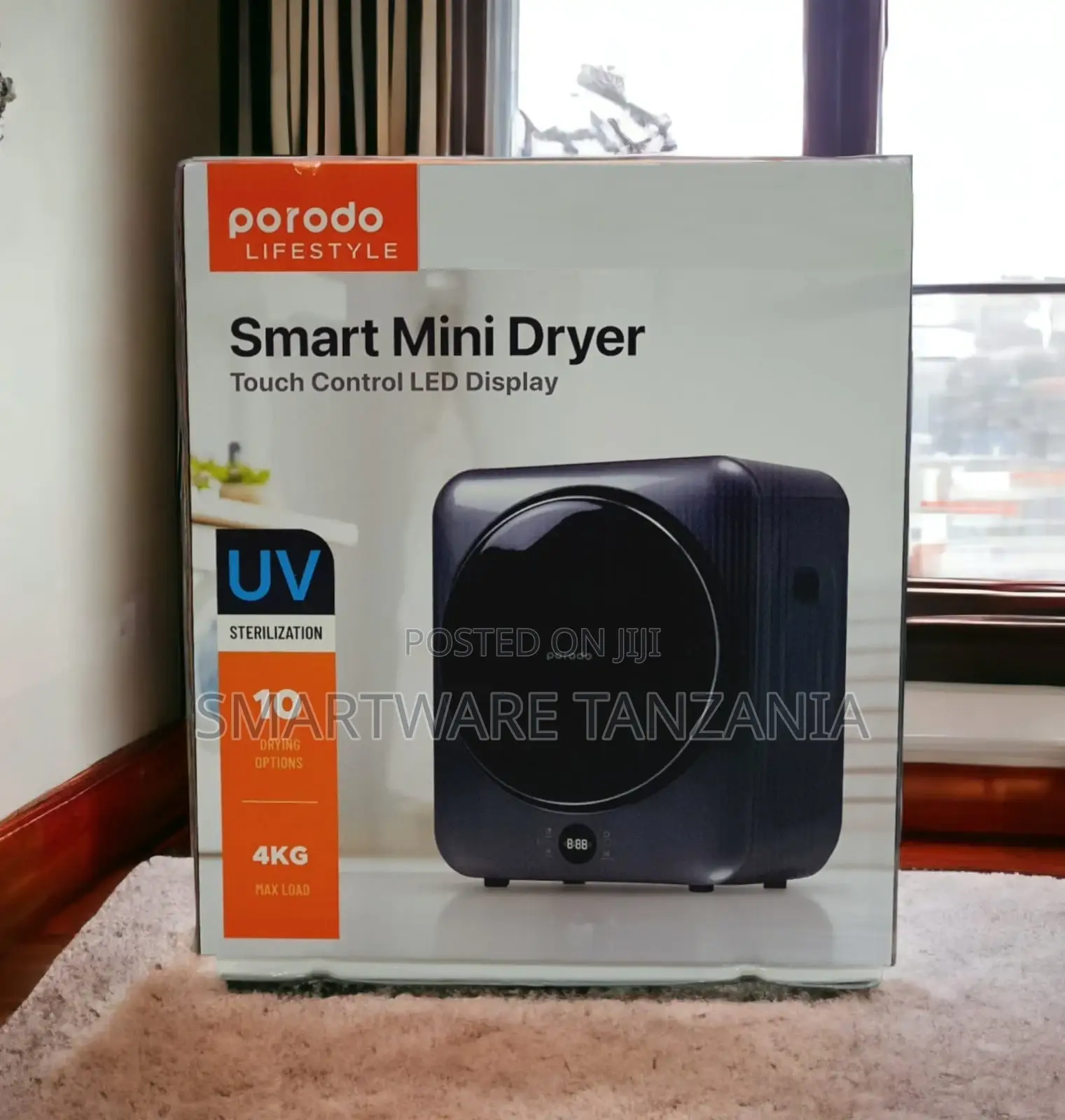 Porodo Smart Mini Dryer With Touch Control and Led Display