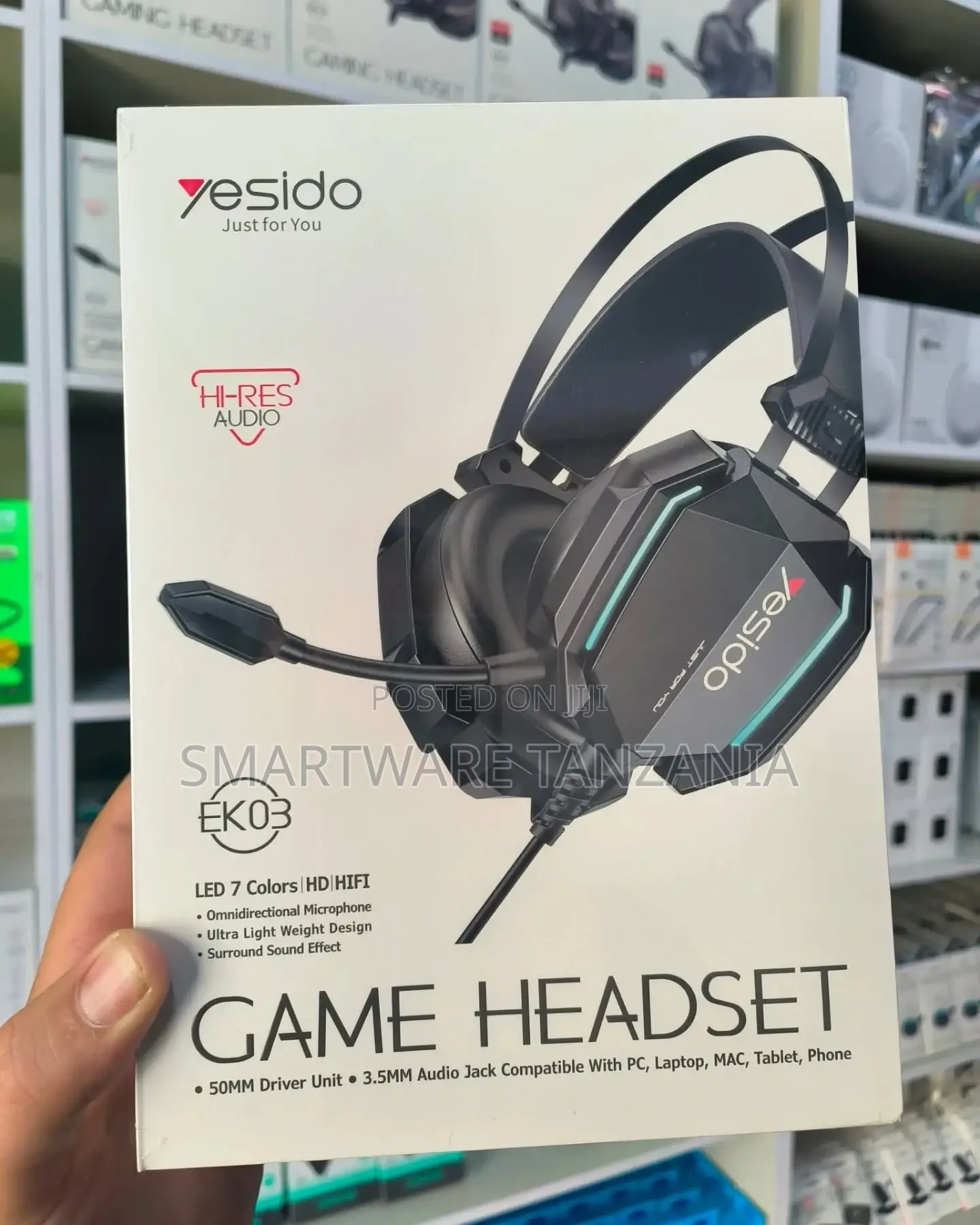 Gaming Headset, Flying-wing Self-adjusting 3.5mm Headphones