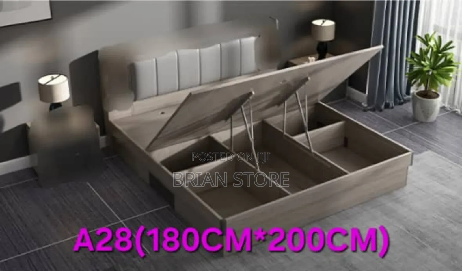 Sofa Bed With Storage (Kitanda Chenye Nafasi Ya Kuweka Vitu