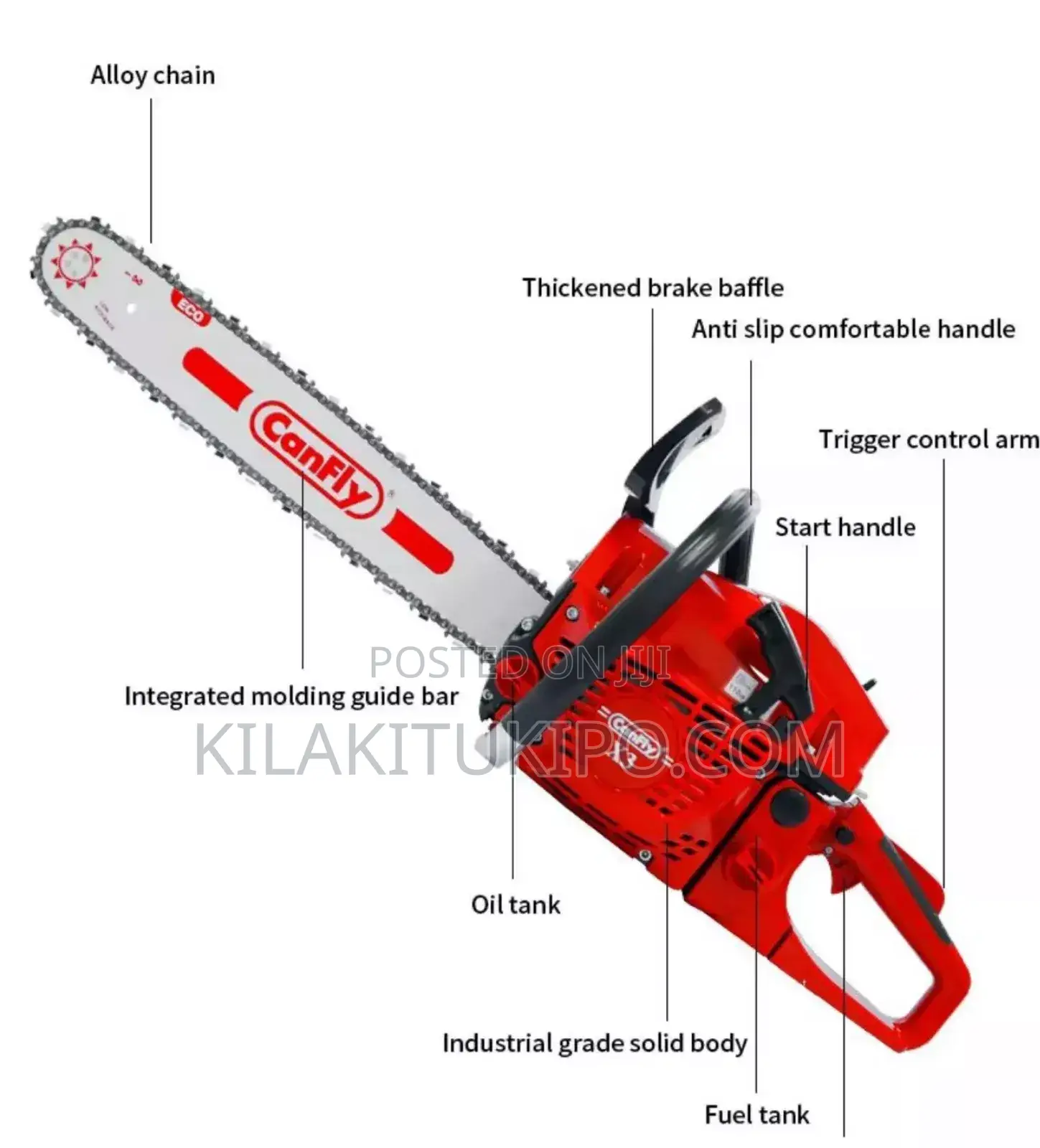Canfly Professional Gasoline Chainsaw X6
