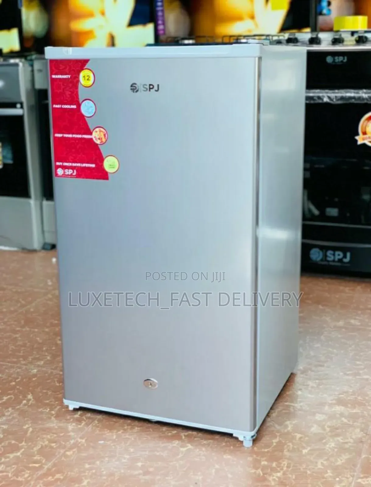 SPJ Refrigerator 90l Single Door Silver