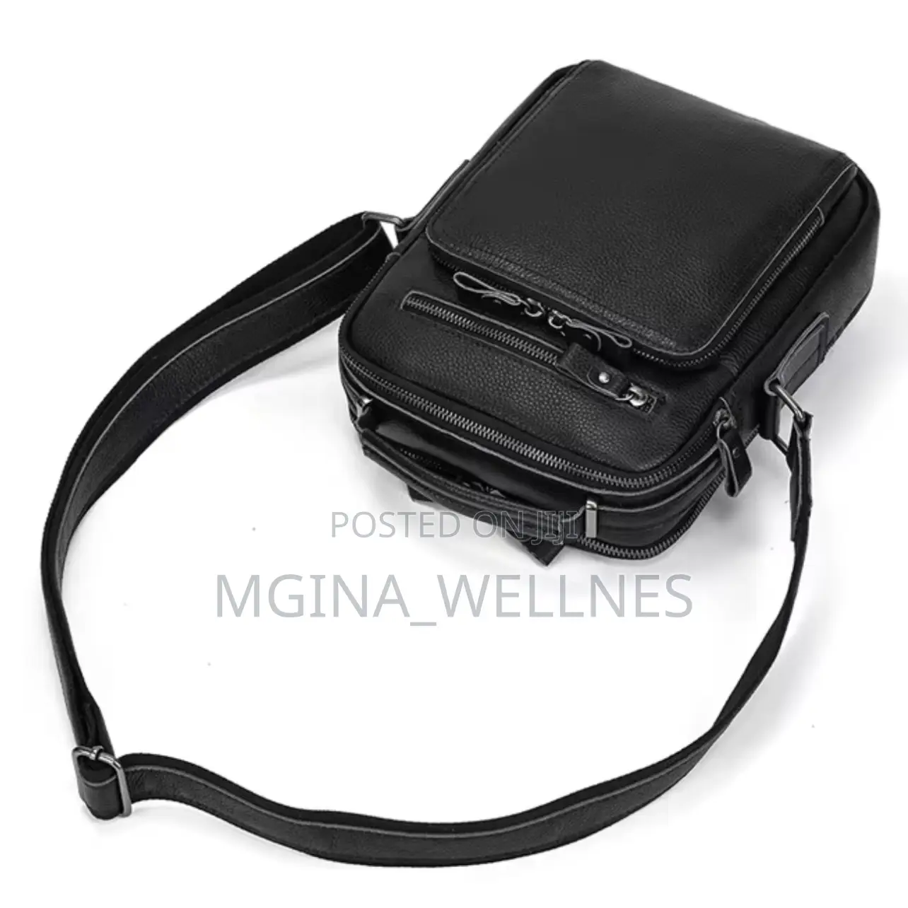 Pure Leather Sling Bag Spacious to Accomodate All Your Stuff