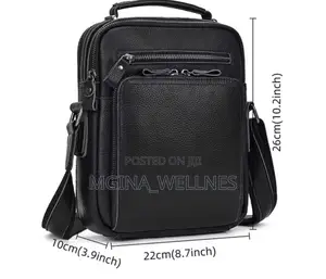Pure Leather Sling Bag Spacious to Accomodate All Your Stuff