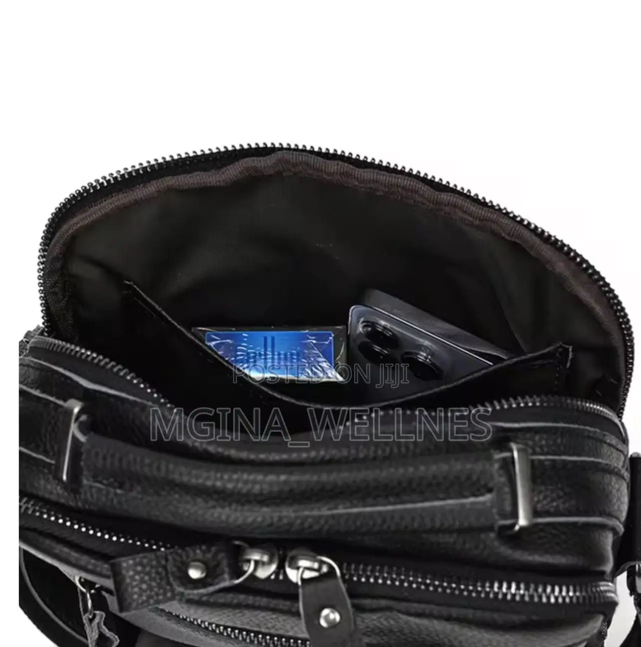 Pure Leather Sling Bag Spacious to Accomodate All Your Stuff