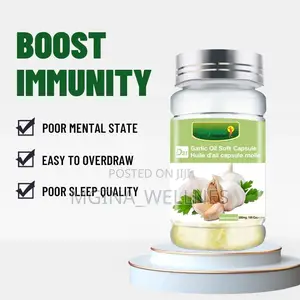 Garlic Oil Soft Capsules for Bp Cholesterol