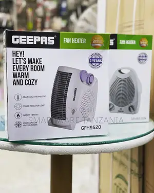 Electric Fan Heater Portable Hot Air Heating Home Office