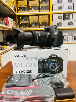 Canon 60d With Lens 18-55