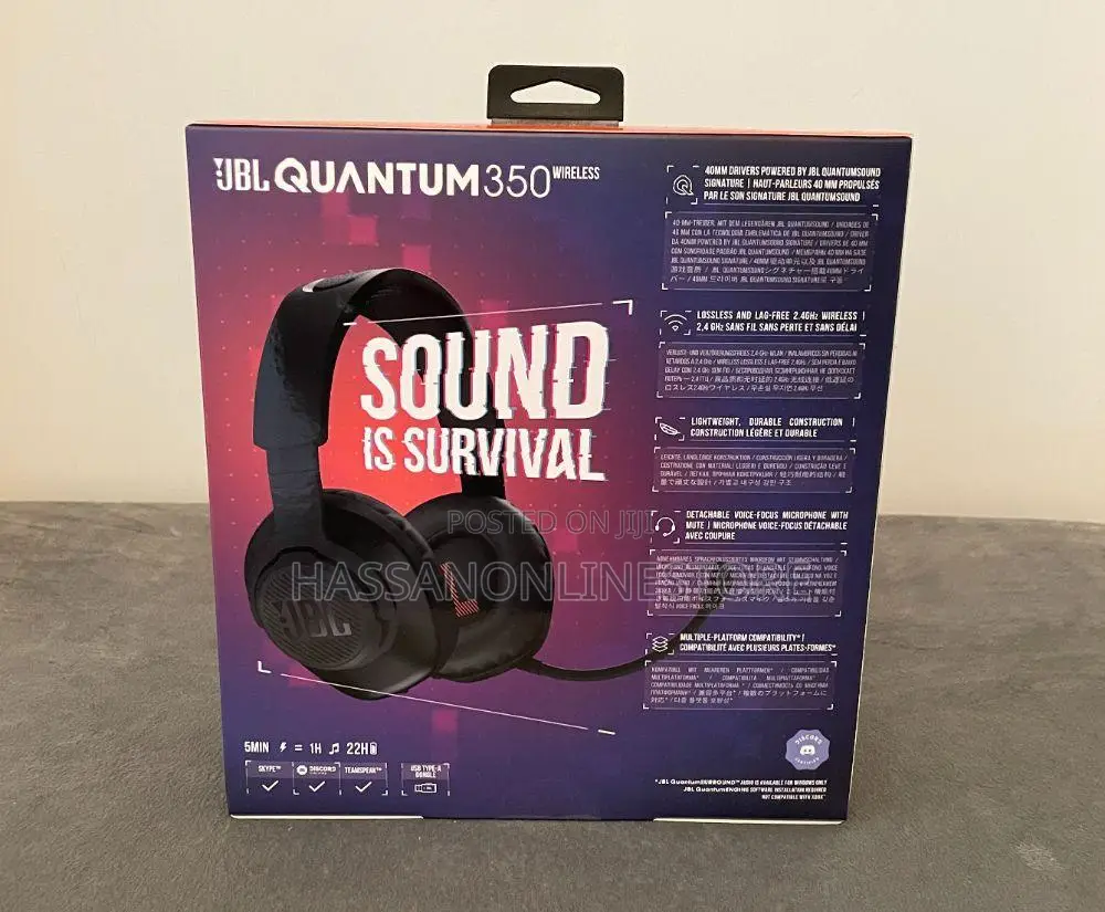 JBL Quantum 350 Wireless Gaming Headset
