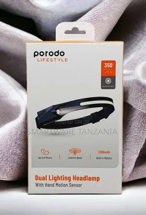 Porodo Lifestyle Smart Outdoor Headband Light 750mah 5w