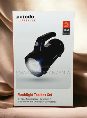 Porodo Lifestyle Outdoor 5w 18 in 1 Flashlight With Toolbox