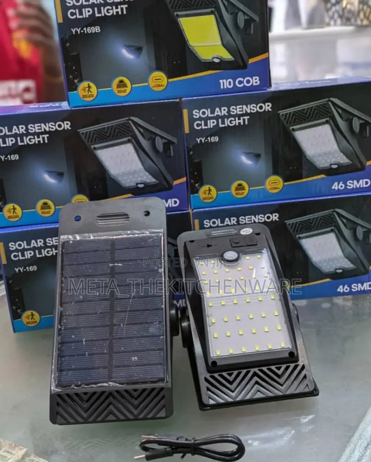 Solar Sensor Clip Light