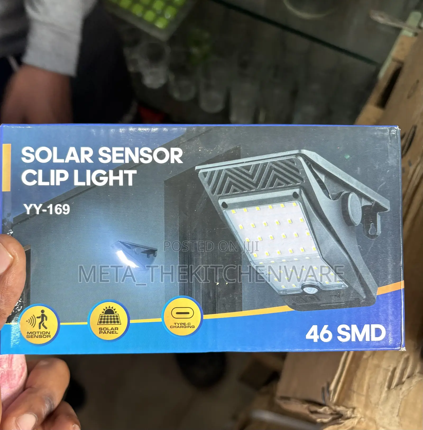 Solar Sensor Clip Light