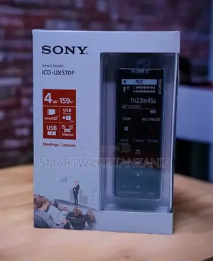 Sony Voice Recorder, With 20hours, 4gb Built-in Memory