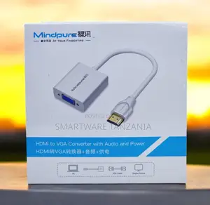 Hdmi To Vga Adapter With Audio And Mirco Usb Converter