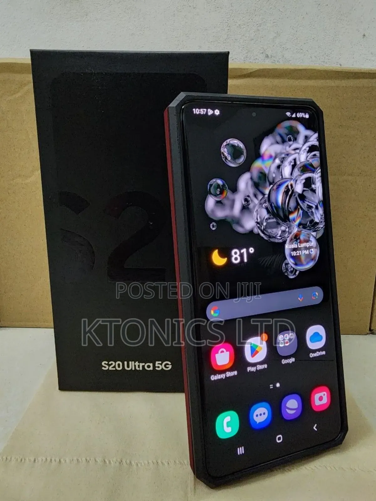 New Samsung Galaxy S20 Ultra 128 GB Black