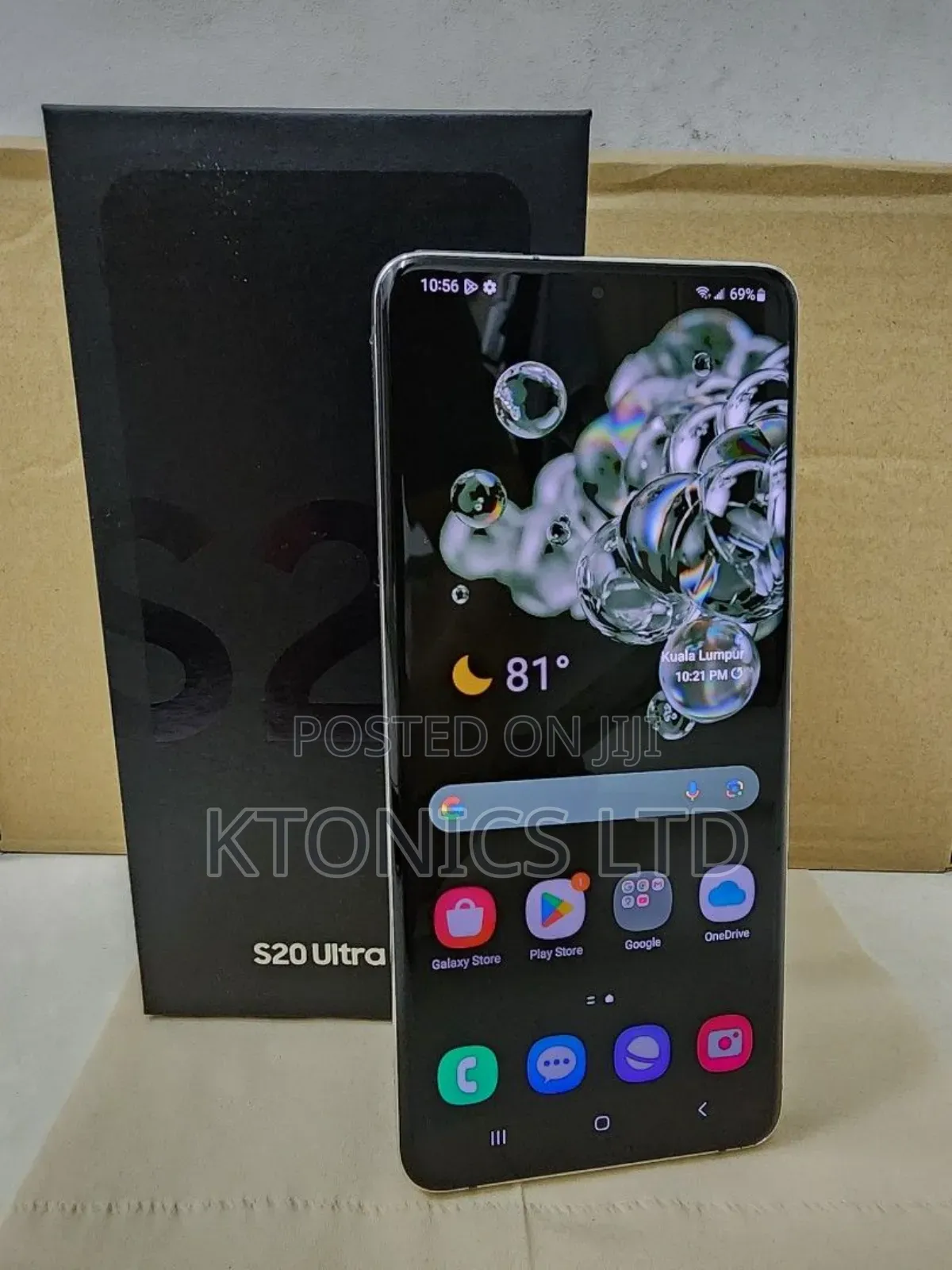 New Samsung Galaxy S20 Ultra 128 GB Black