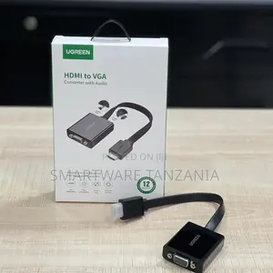 Ugreen Adapter Hdmi - Vga Micro Usb Audio 3.5 Mm Mini Jack