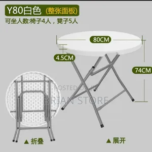 Foldable Round Table
