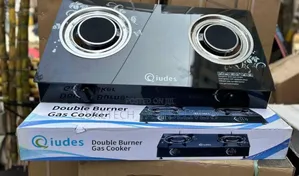 Qiudes Double-Burner Gas Stove/Jiko La Gas 2 Burners