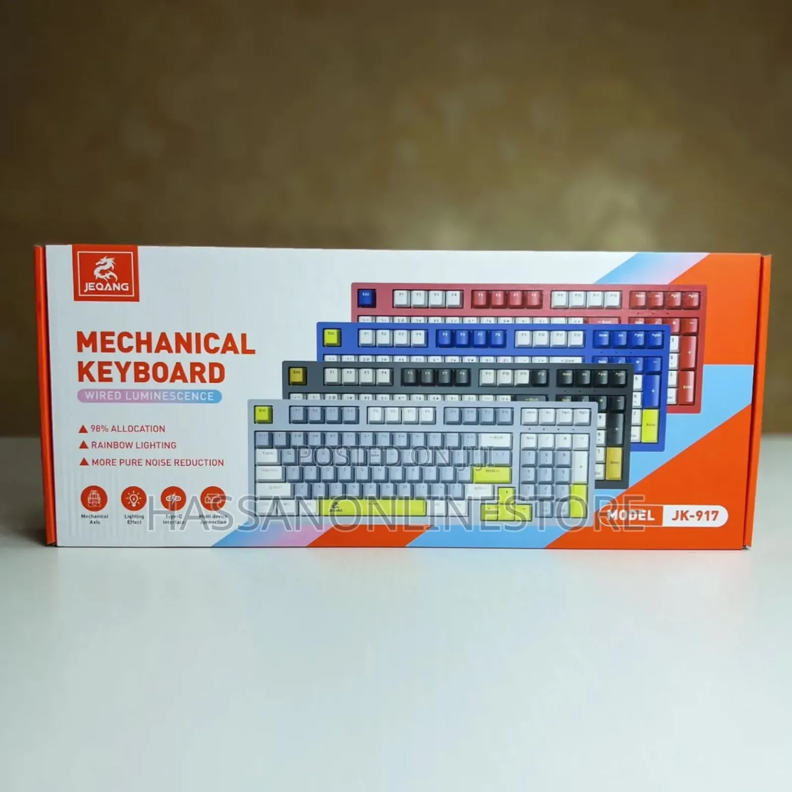Jeqang Jk-917 Wired Mechanical Keyboard