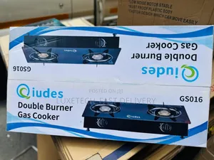 Gas Cooker 2 Burners Glass Top