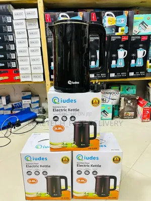 Qiudes Stainless Steel Electric Kettle 2.2l