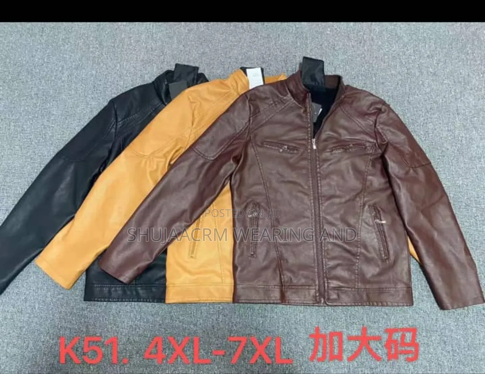 Classic Leather Jacket| Makoti Simple Ya Ngozi