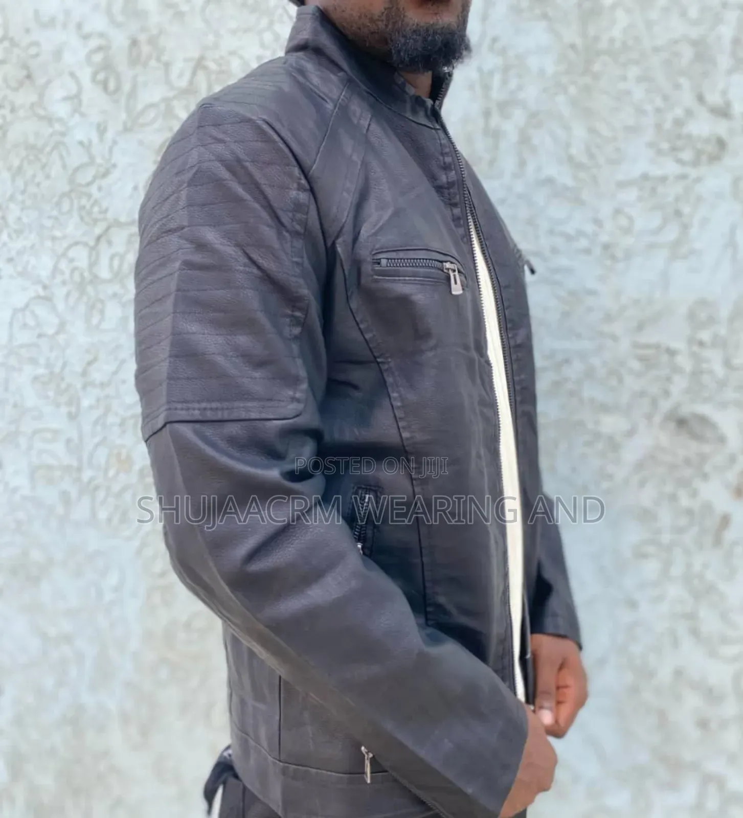 Classic Leather Jacket| Makoti Simple Ya Ngozi