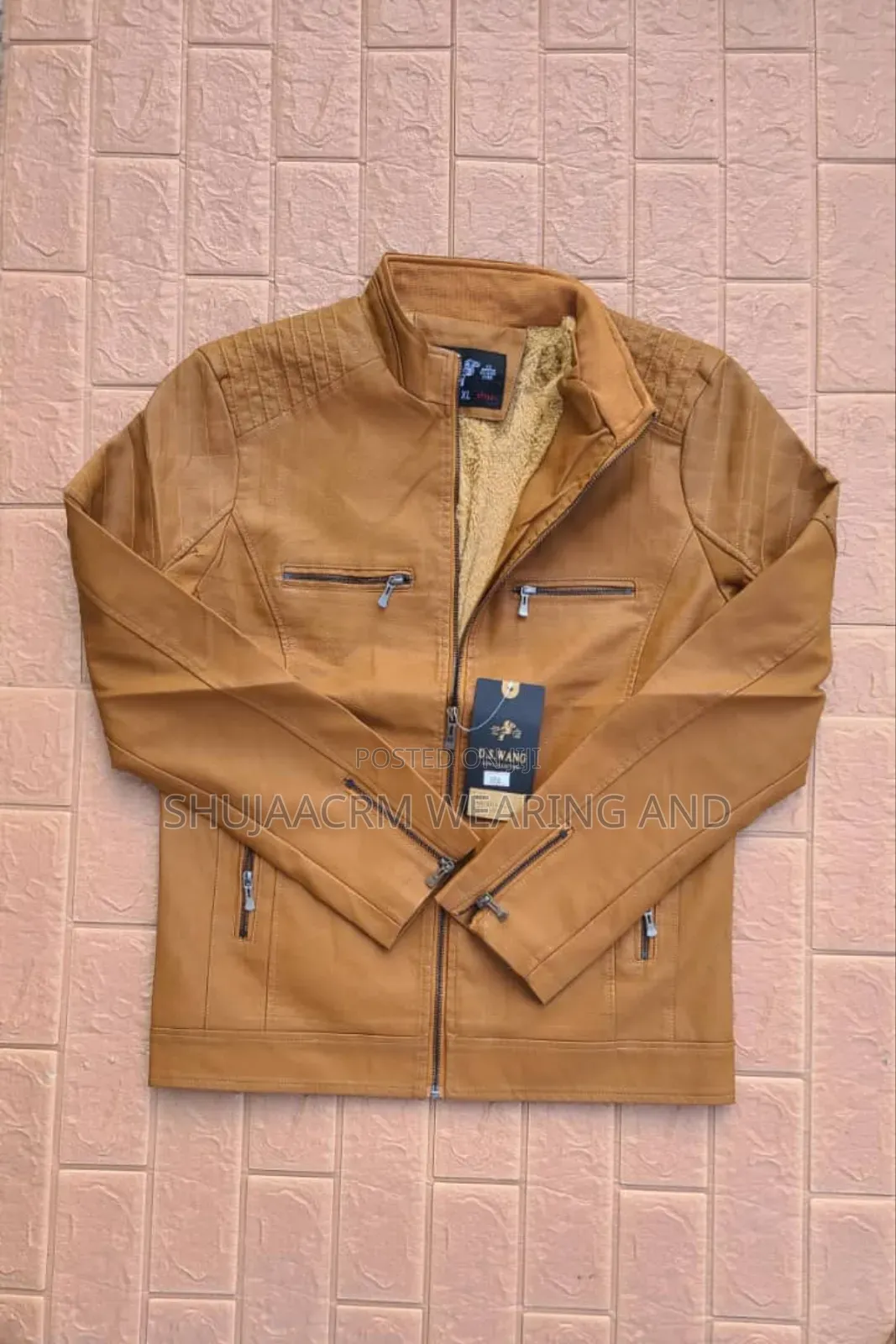 Classic Leather Jacket| Makoti Simple Ya Ngozi