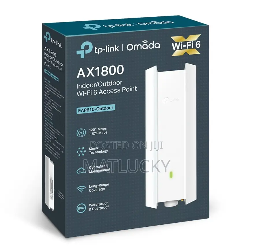 Eap610-Outdoor Ax1800 Indoor/Outdoor Wi-Fi 6 Access Point