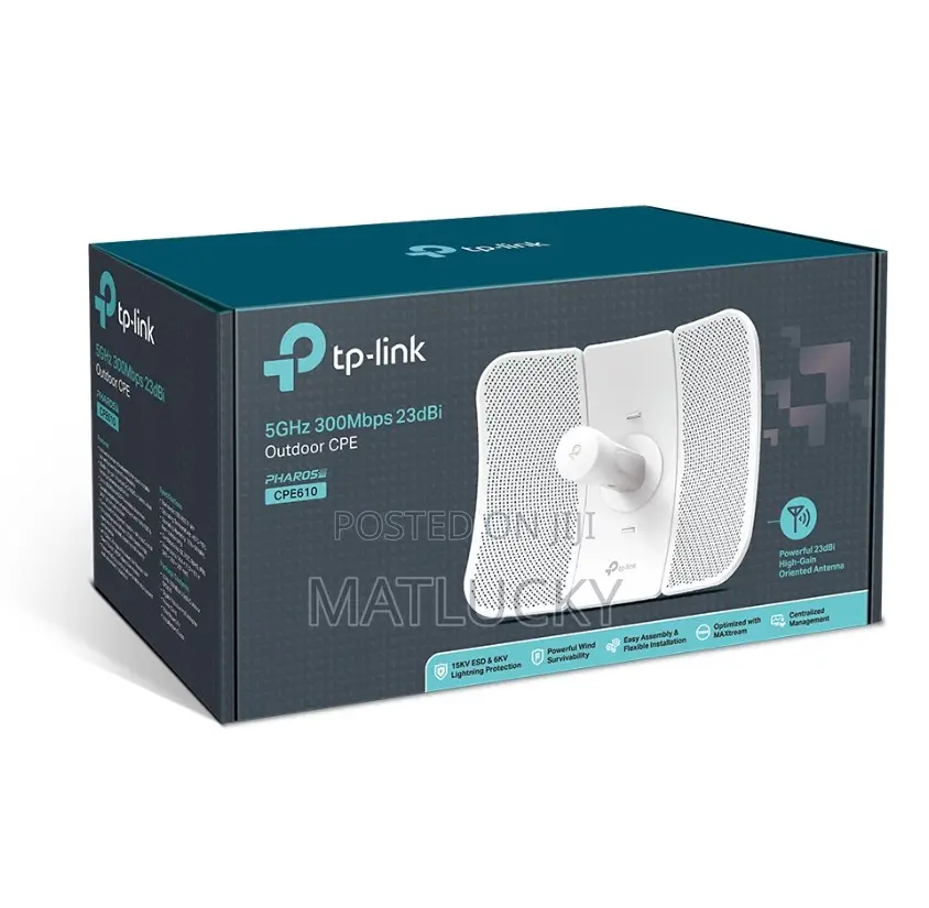 Cpe610 5ghz 300mbps 23dbi Outdoor Cpe