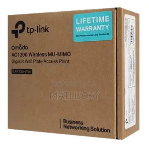 Eap230-Wall Omada Ac1200 Wireless Wall-Plate Access Point
