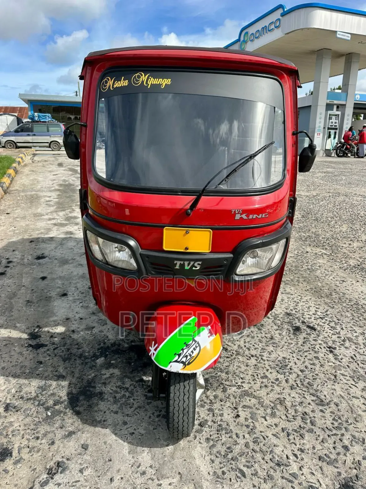 TVS King Deluxe Plus iTouch Start 2023 Red