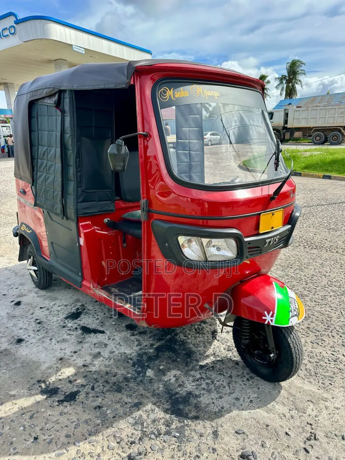TVS King Deluxe Plus iTouch Start 2023 Red