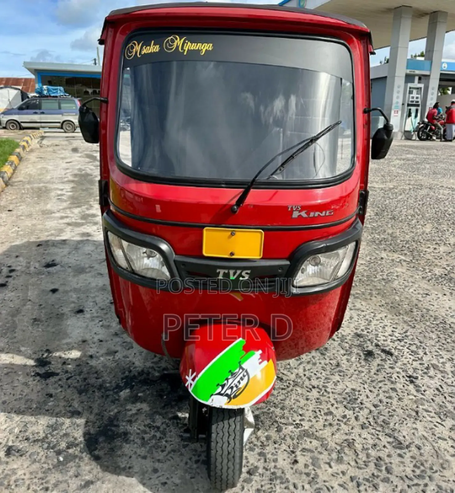 TVS King Deluxe Plus iTouch Start 2023 Red
