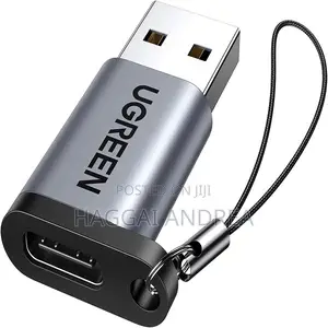 Ugreen 10gbps Usb C Female to Usb Male Adapter- Gray