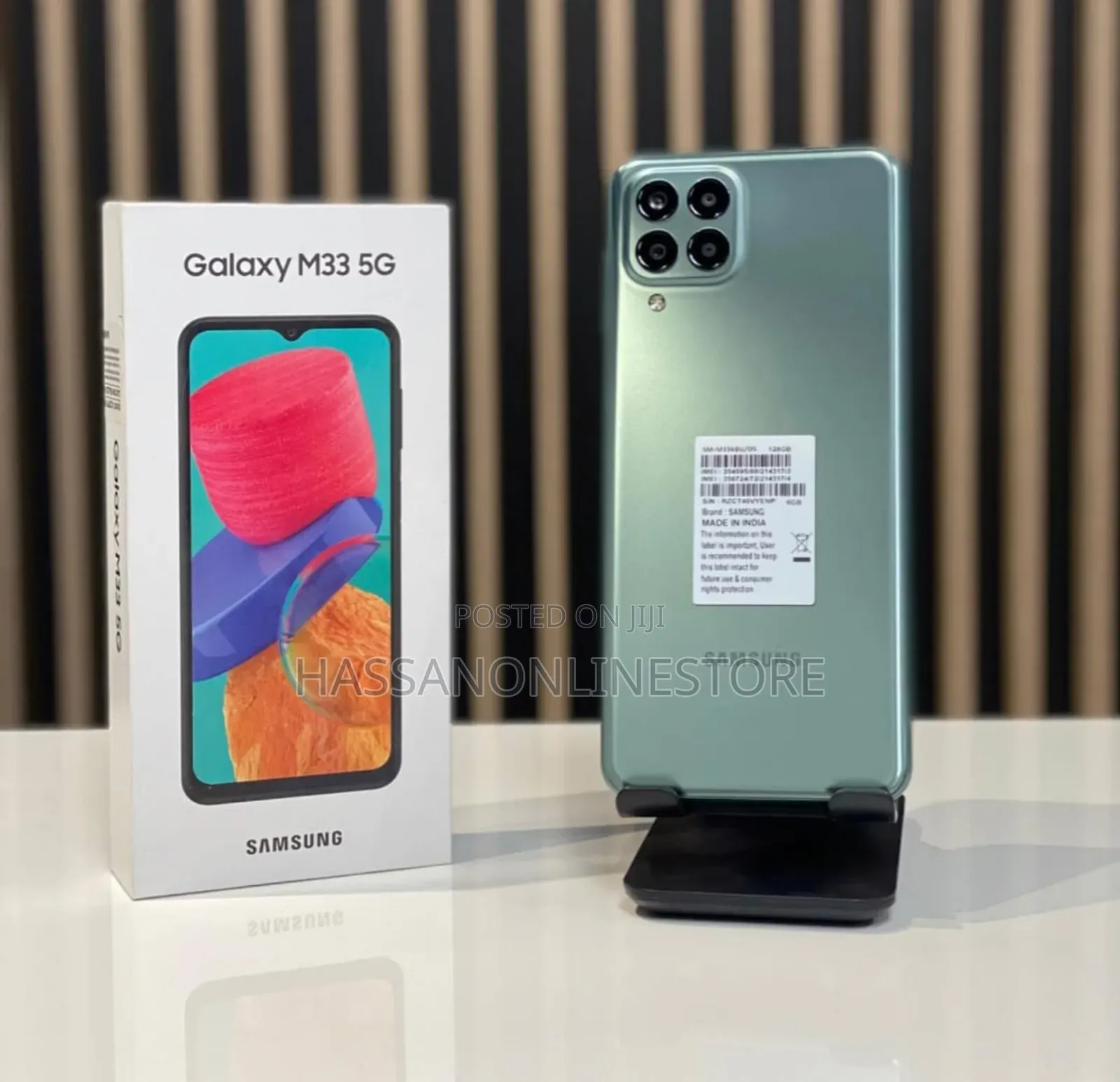 New Samsung Galaxy M33 5G 128 GB Green