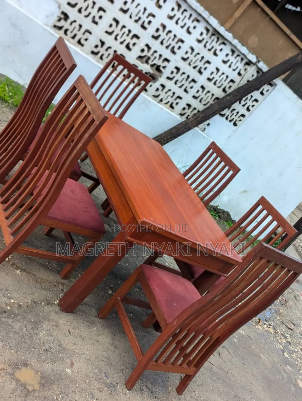 Dinning Table Viti 6 Mbao Mninga