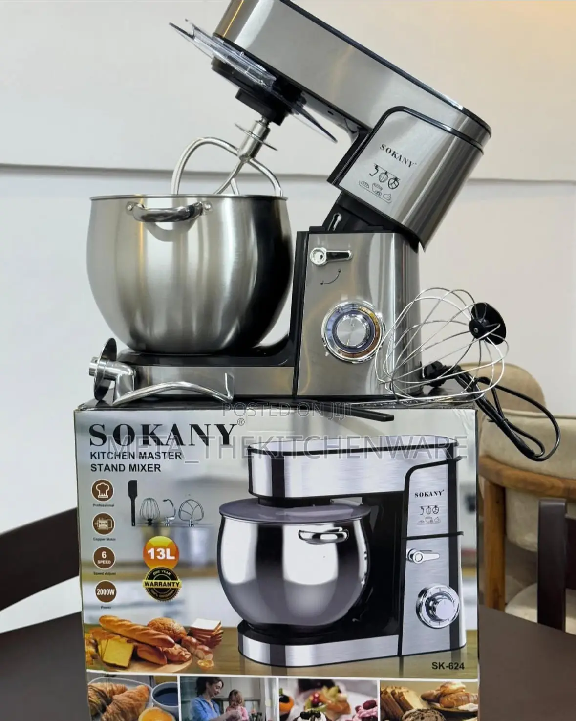 Sokany Stand Mixer 13l