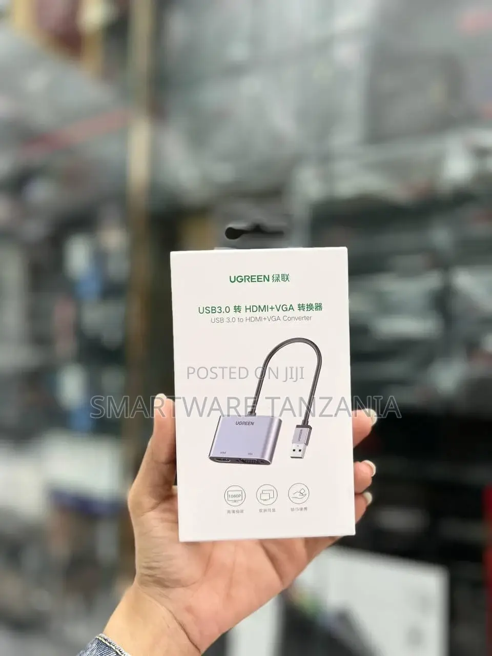 Ugreen Usb 3.0 To Hdmi / Vga Converter, Dual Screen Display