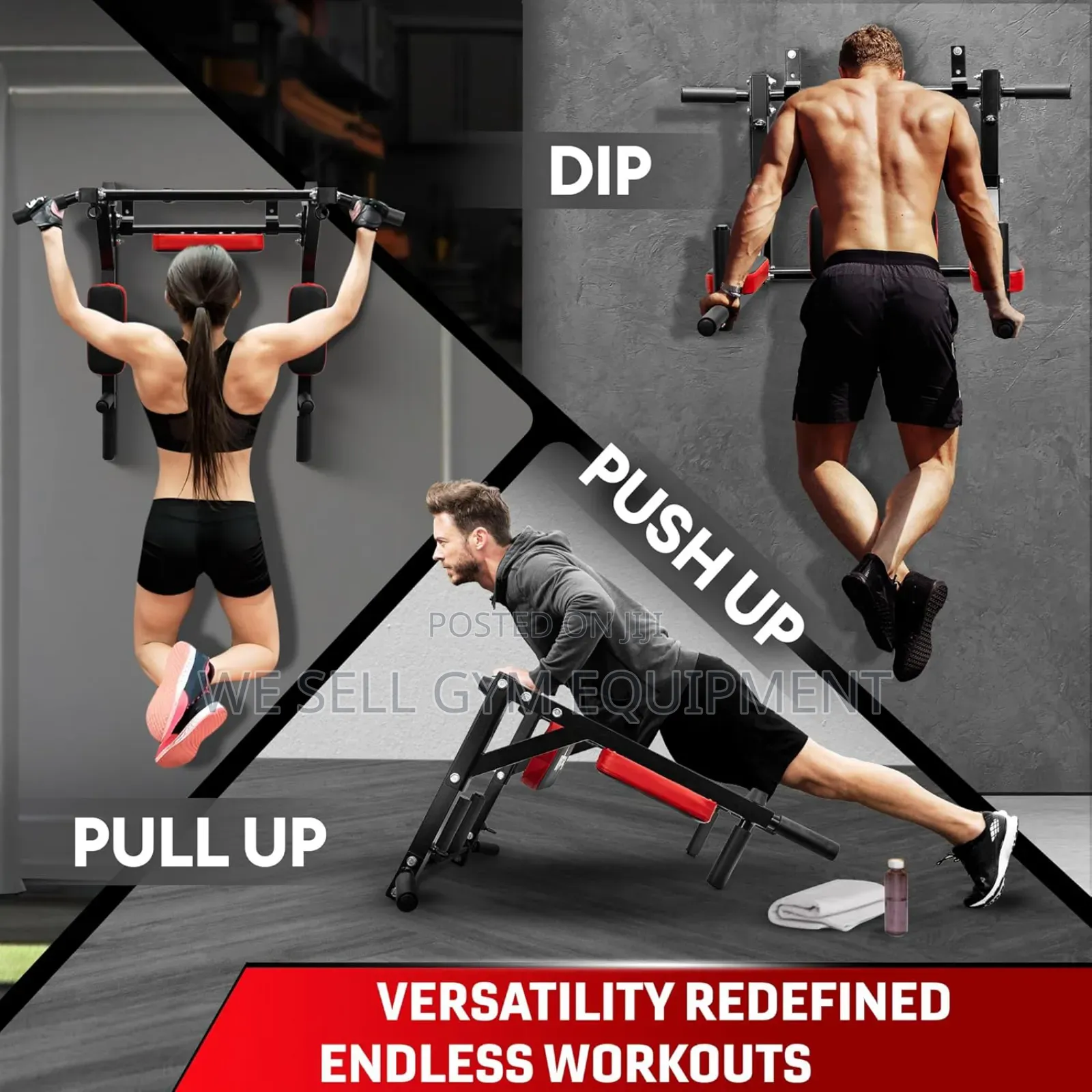 Pull Up Bar Dip Station