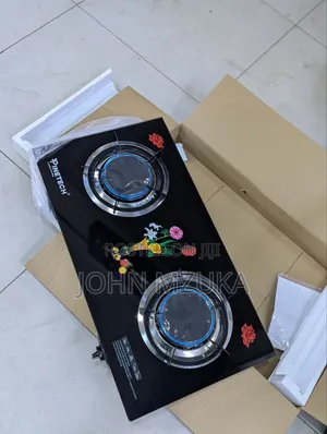 Jiko Plate Mbili La Kioo