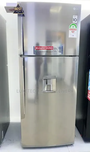 Lg Fridge 440l Non-Frost Smart Inverter With Water Dispenser