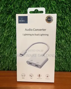Wiwu Lt01 Pro Lightning To Lightning 3.5mm Audio Adapter