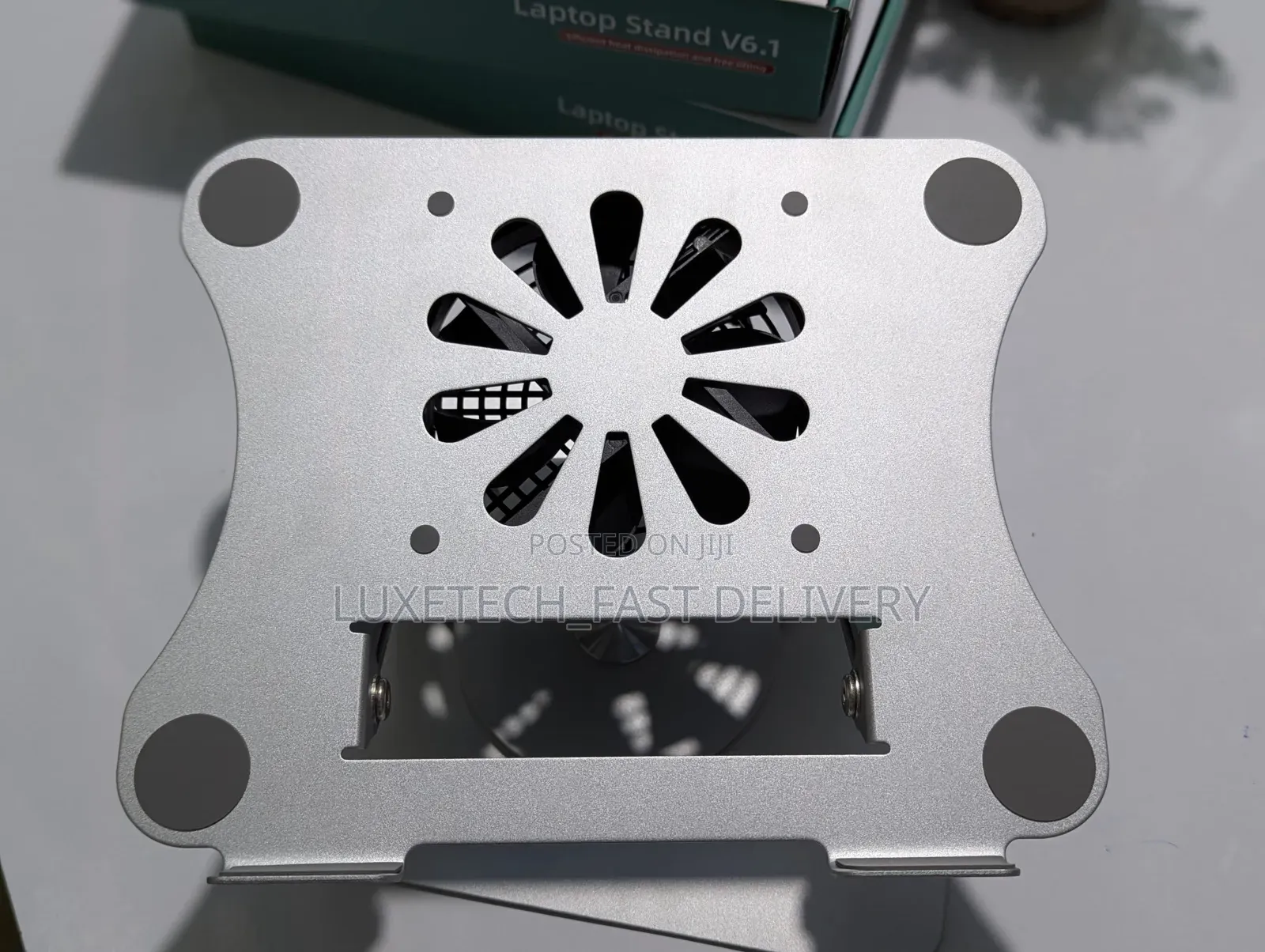 Laptop Stand V6.1 Heavy Duty With Cooling Fan 360° Rotation