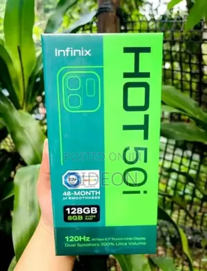 New Infinix Hot 50i 128 GB Blue